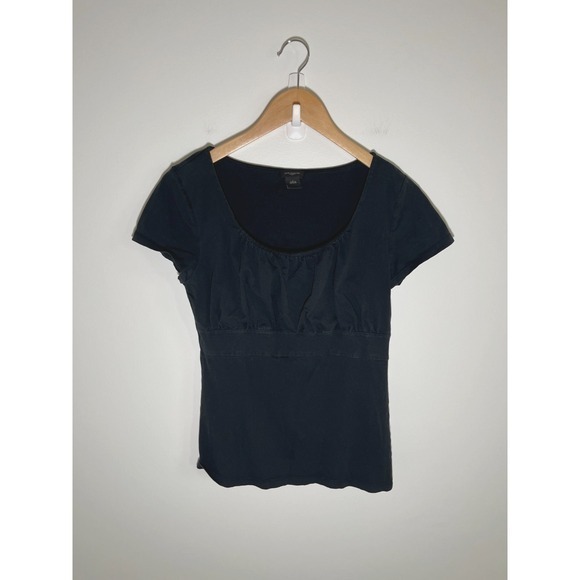 Ann Taylor Tops - Ann Taylor Y2K Babydoll Goth Grunge Minimalist‎ Womens Top Black S